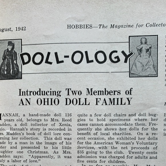 ! Vintage 2 HOBBIES magazines. Nov 1941 & Aug 1942 “The Magazine-for-Collectors” - Picture 16 of 16